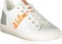 Napapijri Witte Polyester Sneakers met Veters Contrastdetails Logo White Heren - Thumbnail 14