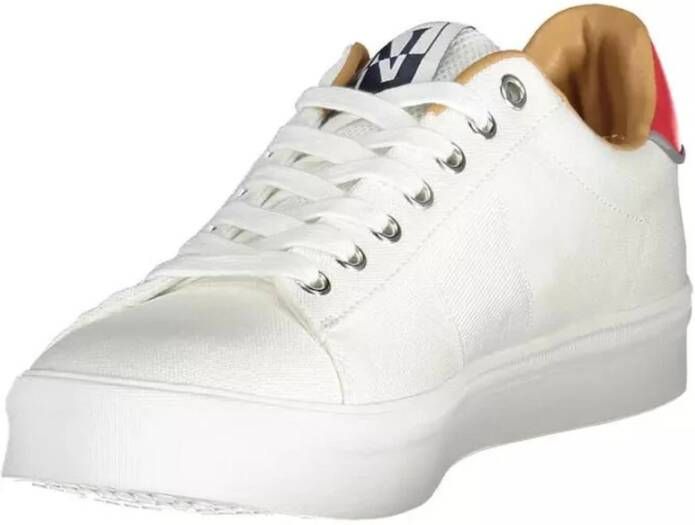 Napapijri Witte Sneakers met Opvallende Details White Heren