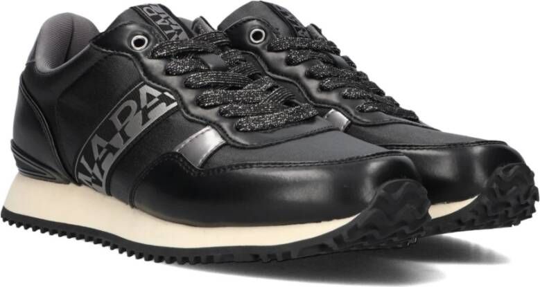 Napapijri Zwarte Astra Lage Sneakers Black Dames