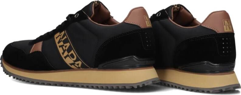 Napapijri Zwarte Lage Sneaker Cosmos Black Heren