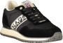 Napapijri Zwarte Polyester Sneaker met Contrastdetails Black Heren - Thumbnail 8