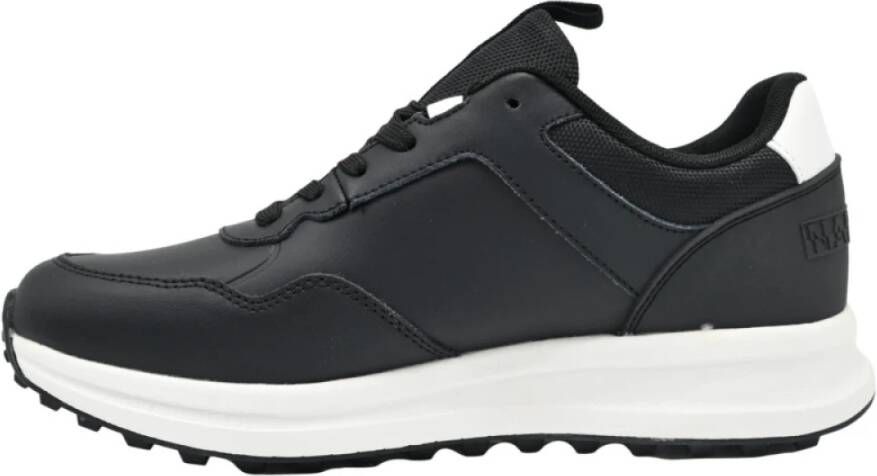 Napapijri Zwarte Sneakers F2 Slate Stijl Black Heren