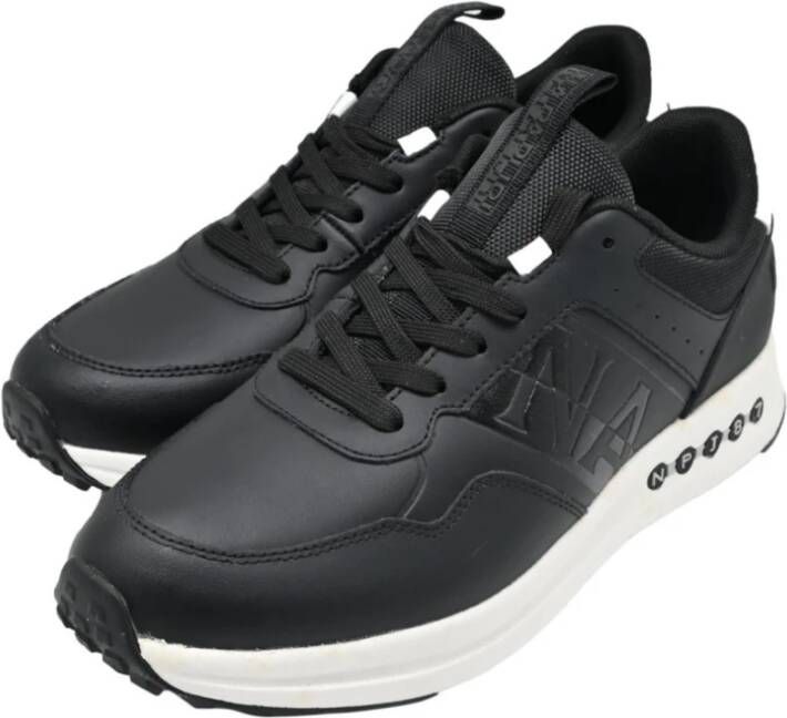 Napapijri Zwarte Sneakers F2 Slate Stijl Black Heren