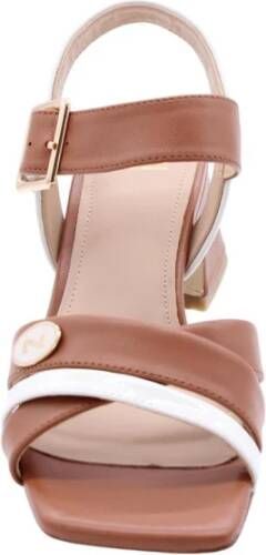 Nathan-Baume Hoge hak sandalen voor vrouwen Brown Dames