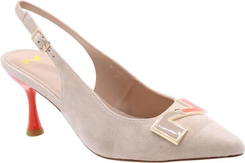 Nathan-Baume Verhoog je stijl met Slingback Pumps Beige Dames