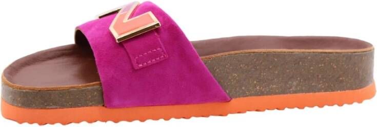 Nathan-Baume Stijlvolle Zomer Slippers Pink Dames