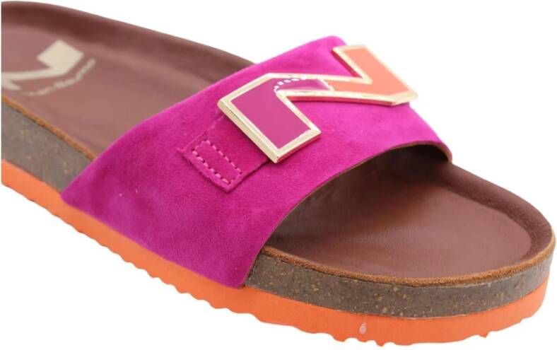 Nathan-Baume Stijlvolle Zomer Slippers Pink Dames