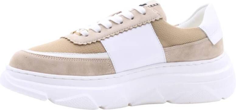 Nathan-Baume Stijlvolle Dames Sneakers Beige Dames