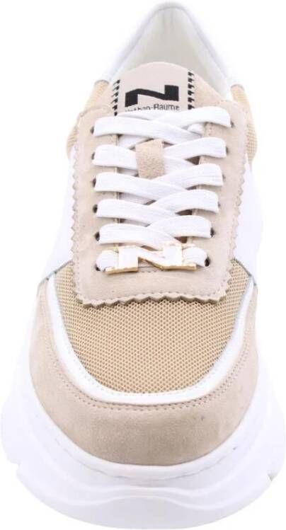 Nathan-Baume Stijlvolle Dames Sneakers Beige Dames