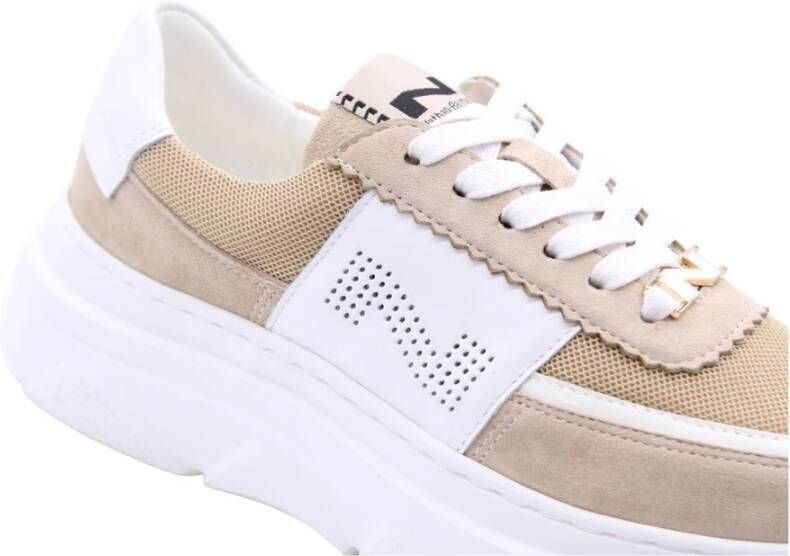 Nathan-Baume Stijlvolle Dames Sneakers Beige Dames