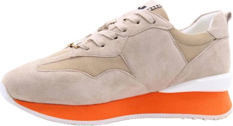 Nathan-Baume Stijlvolle Damessneakers Beige Dames