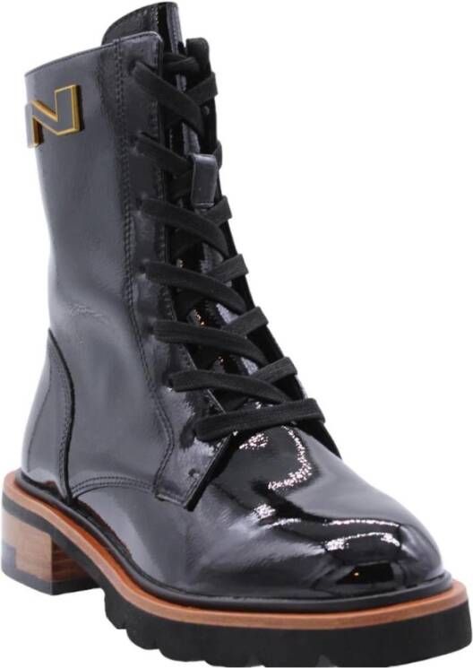 Nathan-Baume Stijlvolle Jacoba Enkellaarzen Black Dames