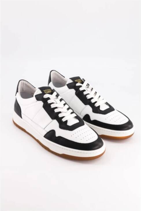 National Standard Handgemaakte Leren Sneakers Ethisch Gemaakt in Portugal White Heren