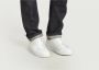 National Standard Handgemaakte Witte Monochrome Sneakers White Heren - Thumbnail 3