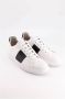 National Standard Handgemaakte Zwarte Sneakers White Heren - Thumbnail 8