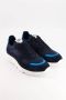 National Standard Handgemaakte Ethische Sneakers Blauw Fluorescerend Blue Heren - Thumbnail 2