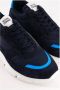 National Standard Handgemaakte Ethische Sneakers Blauw Fluorescerend Blue Heren - Thumbnail 3