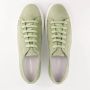 National Standard Handgemaakte Almond Suede Sneakers Green Heren - Thumbnail 11