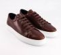 National Standard Handgemaakte Cognac Patina Sneakers Brown Heren - Thumbnail 8