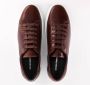 National Standard Handgemaakte Cognac Patina Sneakers Brown Heren - Thumbnail 11