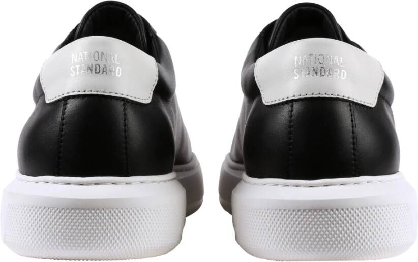 National Standard Handgemaakte Ethical Sneakers Zwart Wit Black Heren