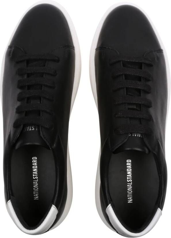 National Standard Handgemaakte Ethical Sneakers Zwart Wit Black Heren