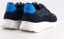 National Standard Handgemaakte Ethische Sneakers Blauw Fluorescerend Blue Heren - Thumbnail 9