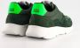 National Standard Handgemaakte Ethische Sneakers Kaki Fluo Green Heren - Thumbnail 3