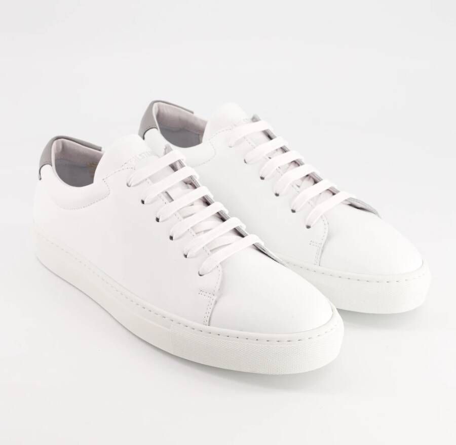 National Standard Handgemaakte Ethische Sneakers Wit Grijs White Heren