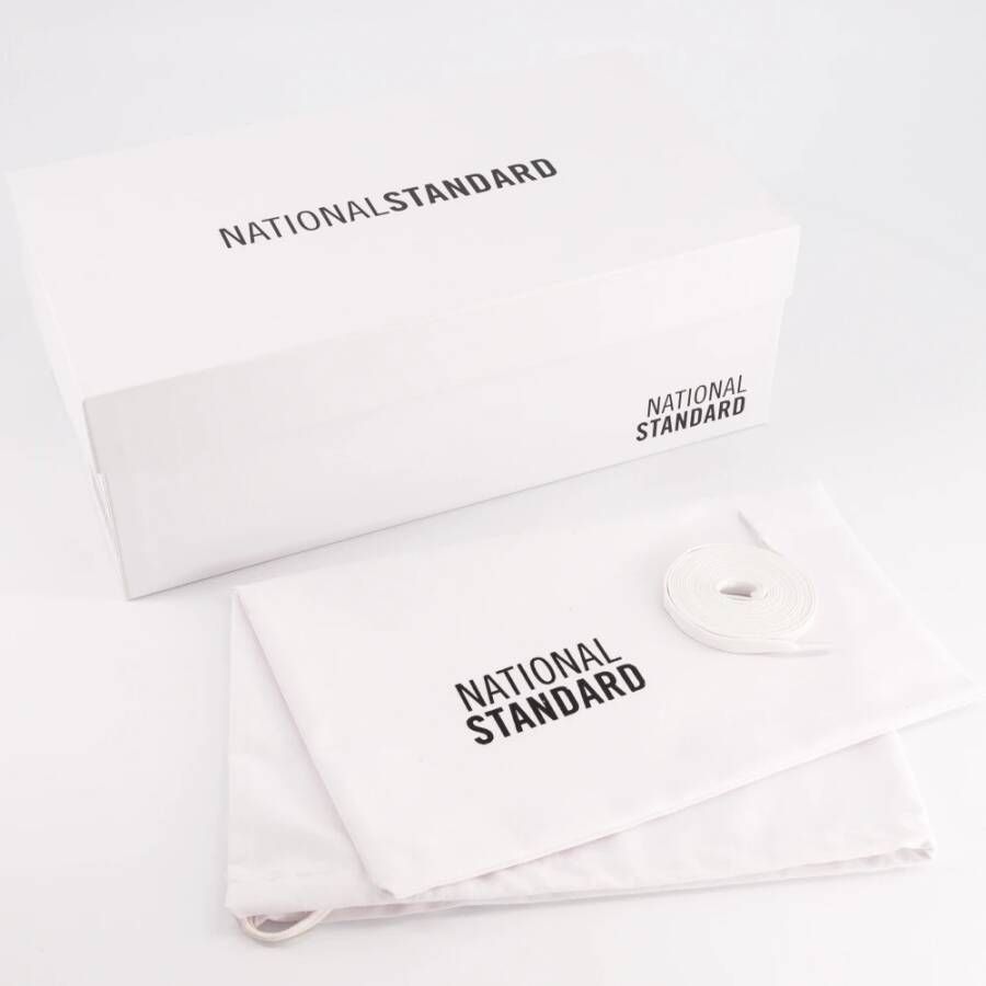 National Standard Handgemaakte Ethische Sneakers Wit Grijs White Heren