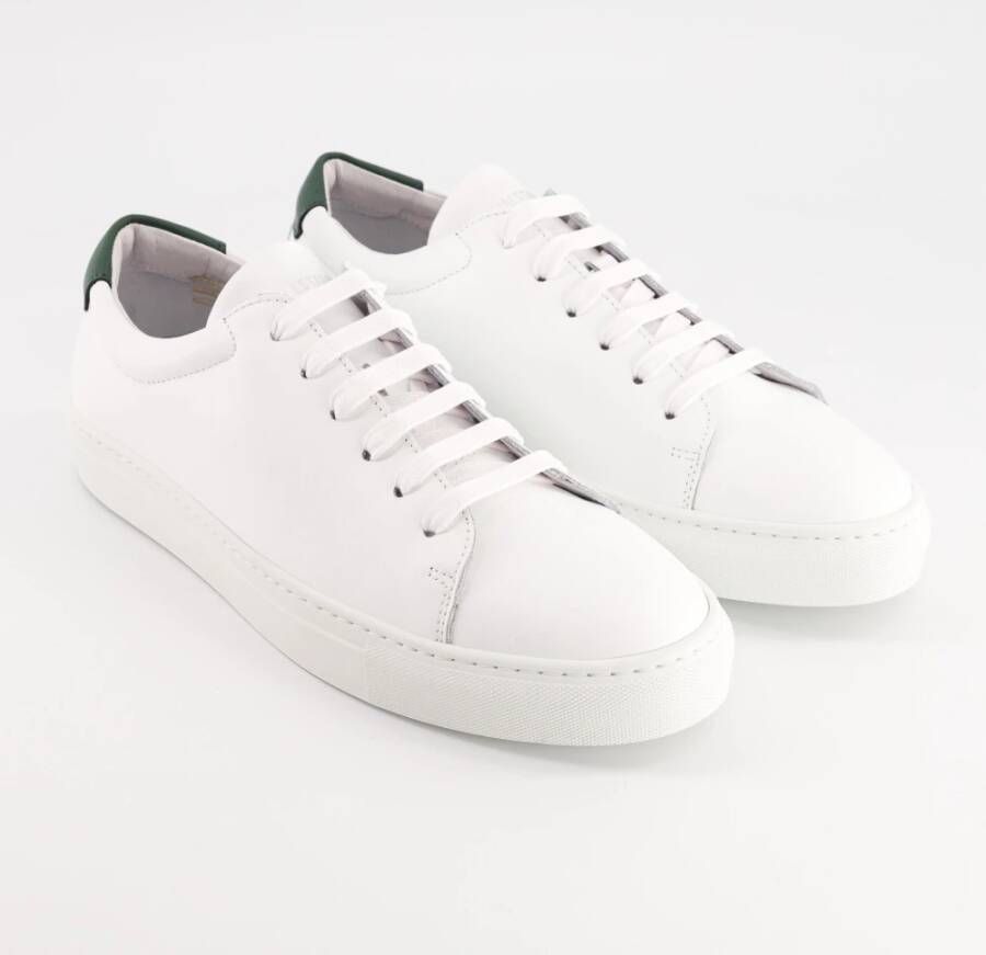 National Standard Handgemaakte Ethische Sneakers Wit Groen White Heren