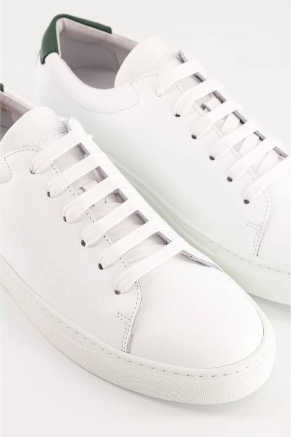 National Standard Handgemaakte Ethische Sneakers Wit Groen White Heren