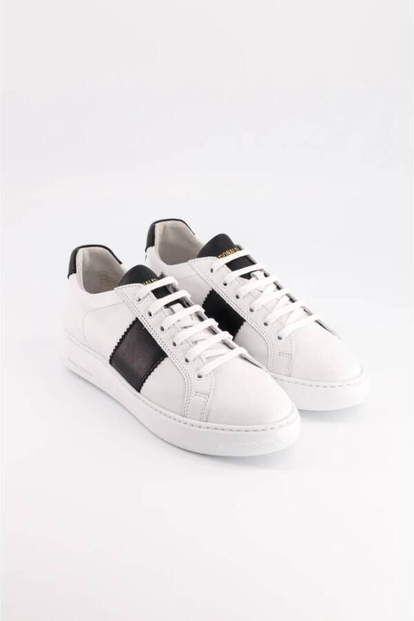 National Standard Handgemaakte Ethische Sneakers Wit Zwart White Dames