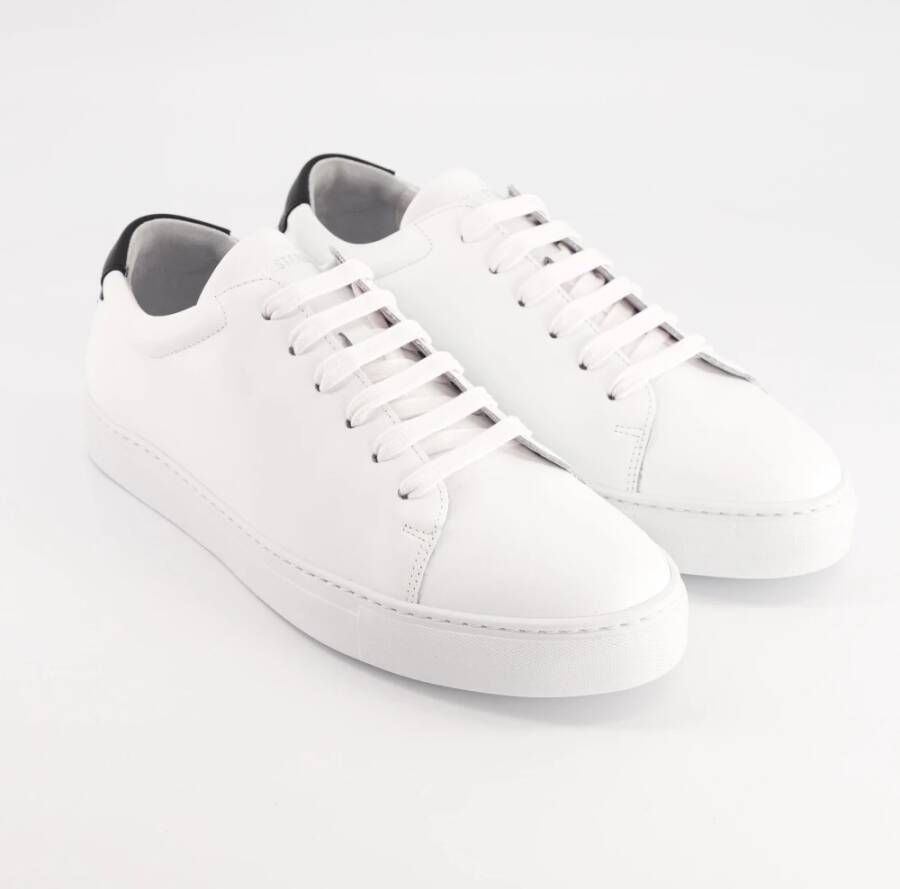 National Standard Handgemaakte Ethische Sneakers Wit Zwart White Heren