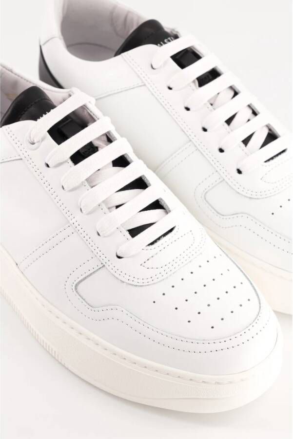 National Standard Handgemaakte Ethische Sneakers Wit Zwart White Heren