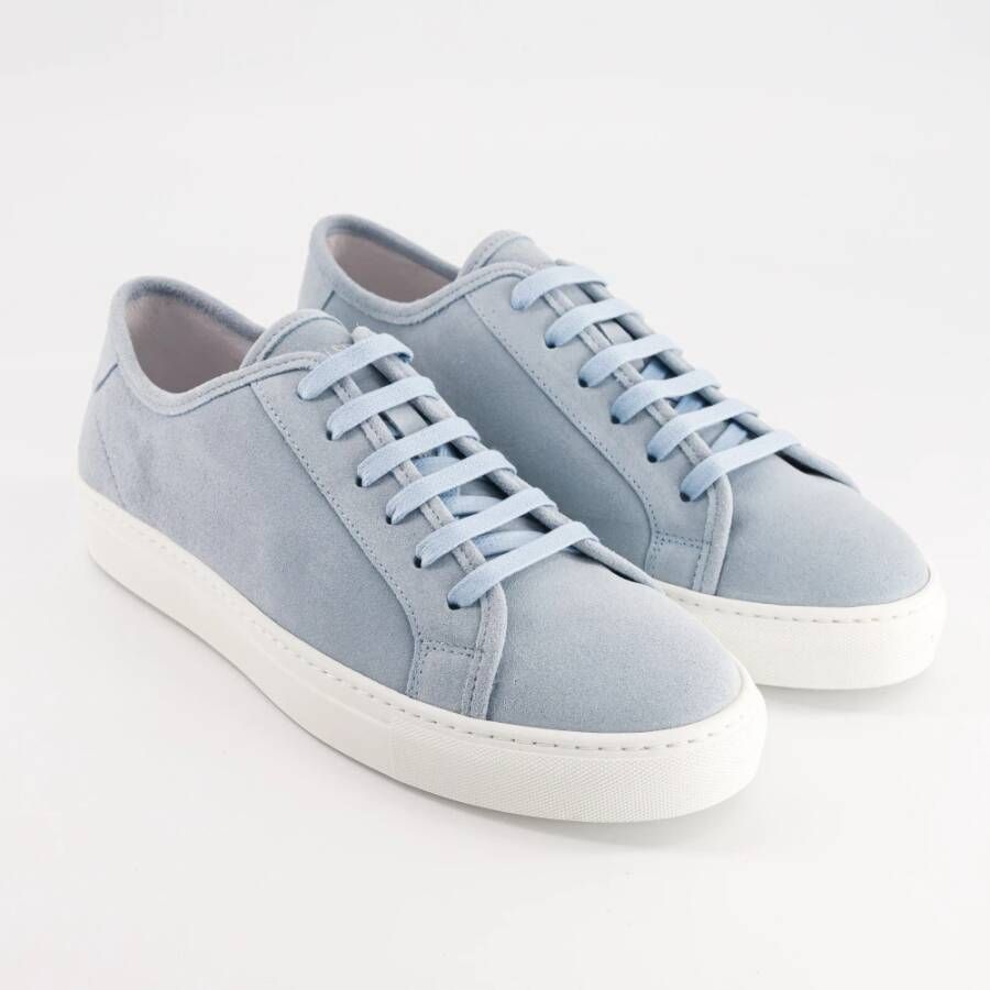 National Standard Handgemaakte Ethische Suède Sneakers Blue Heren