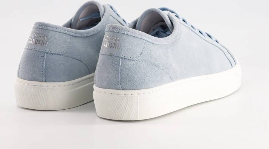 National Standard Handgemaakte Ethische Suède Sneakers Blue Heren