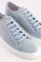 National Standard Handgemaakte Ethische Suède Sneakers Blue Heren - Thumbnail 4