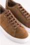 National Standard Handgemaakte Ethische Suède Sneakers Brown Heren - Thumbnail 4