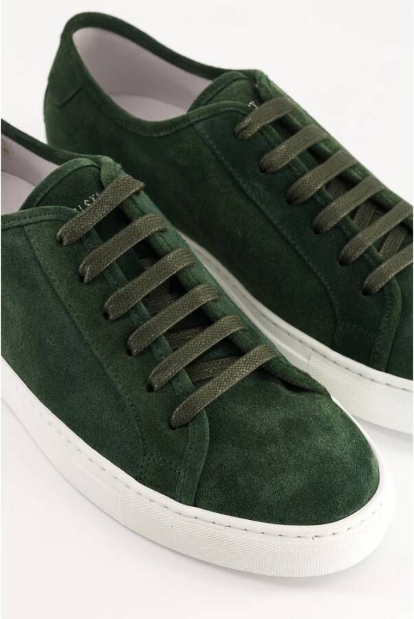 National Standard Handgemaakte Groene Suède Sneakers Green Heren