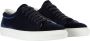 National Standard Handgemaakte Navy Velvet Sneakers Blue Heren - Thumbnail 2