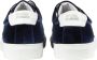 National Standard Handgemaakte Navy Velvet Sneakers Blue Heren - Thumbnail 3