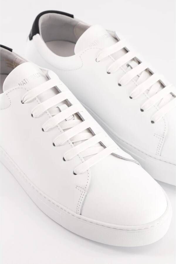 National Standard Handgemaakte Sneakers Wit Zwart Lite White Heren