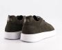 National Standard Handgemaakte Suede Sneakers Green Heren - Thumbnail 3