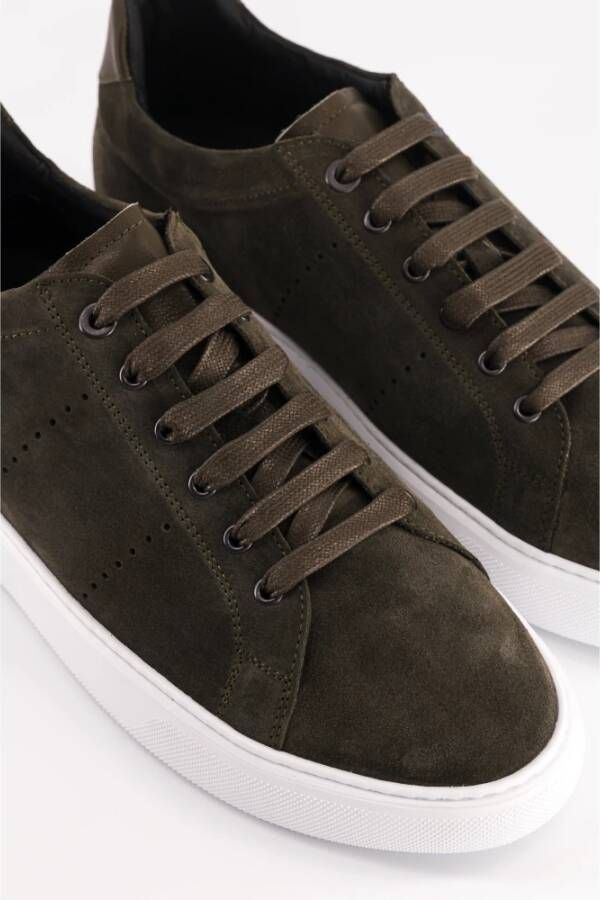 National Standard Handgemaakte Suede Sneakers Green Heren