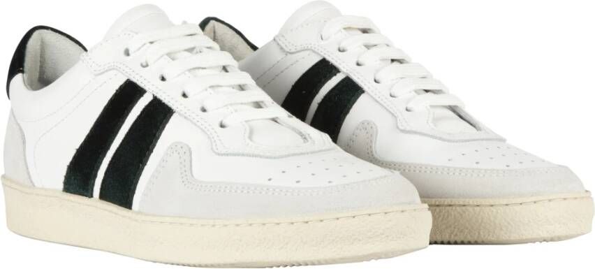 National Standard Handgemaakte Velvet Sneakers White Dames