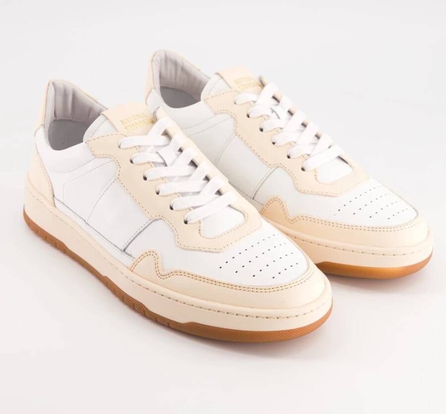 National Standard Handgemaakte White Frost Sneakers Beige Heren