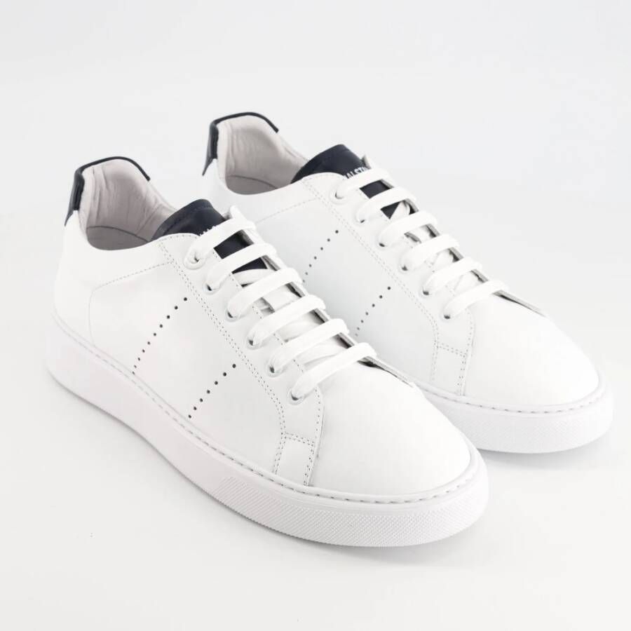 National Standard Handgemaakte witte marine sneakers White Heren