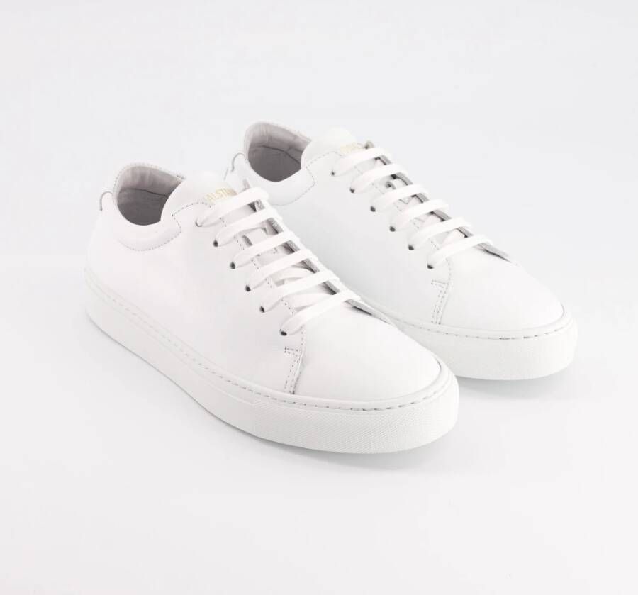 National Standard Handgemaakte Witte Monochrome Sneakers White Dames