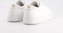 National Standard Handgemaakte Witte Monochrome Sneakers White Dames - Thumbnail 3